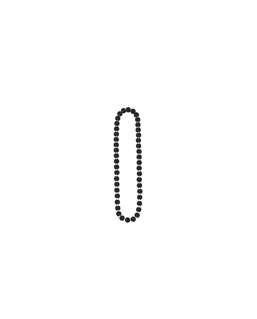 #10 Black Plastic Bead Chain