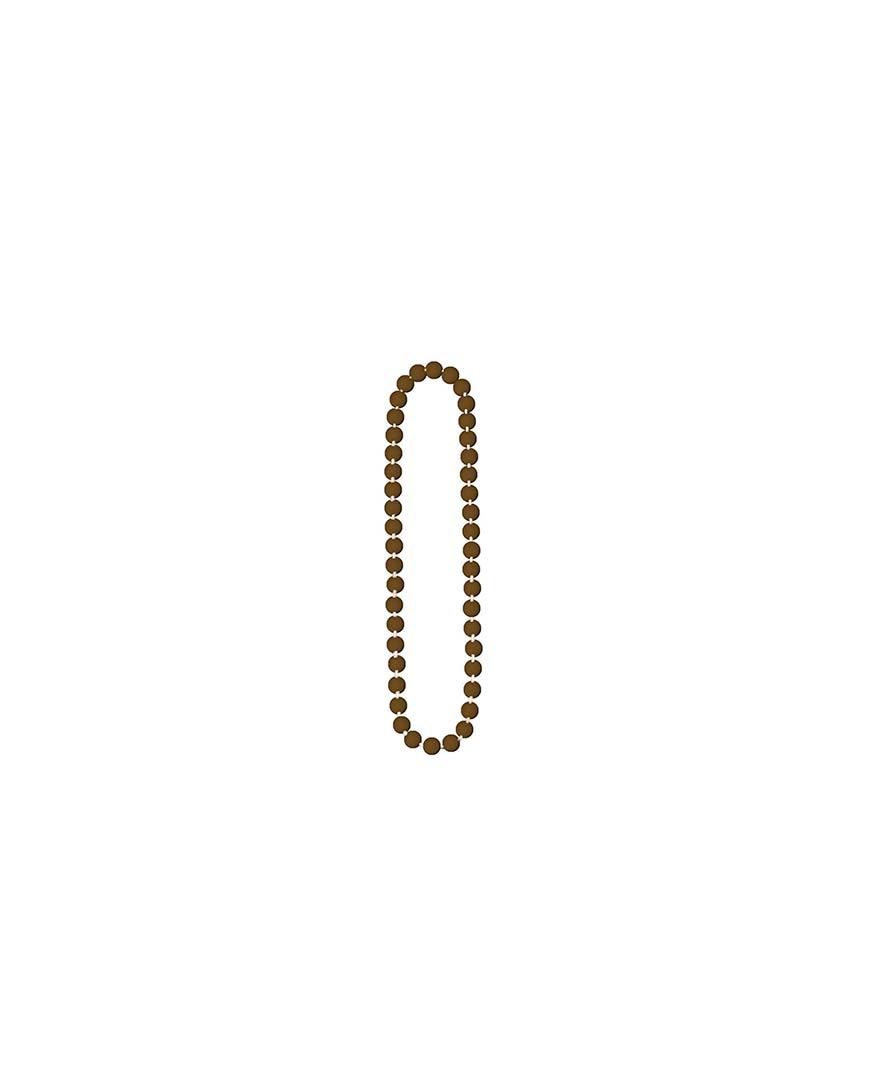 #10 Brown Plastic Bead Chain