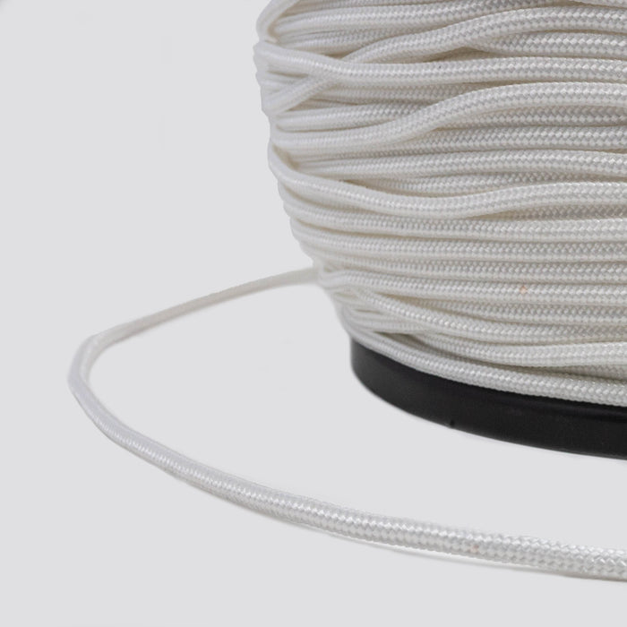 Curtain Cord - 3.5mm White Polyester