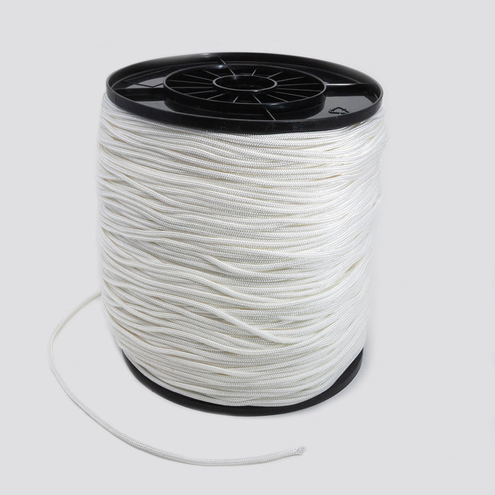 Curtain Cord - 3.5mm White Polyester