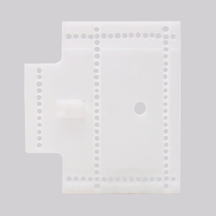 Single Hole Drapery Stiffener with Grommet