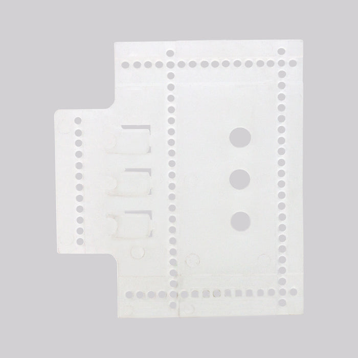 3 Hole Drapery Stiffener with Grommet
