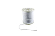 White Braided Lead Cord - Draperies.com