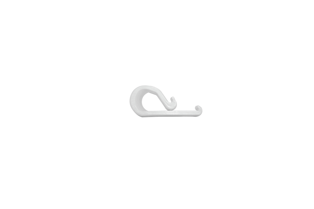 White Cord Clip - Draperies.com