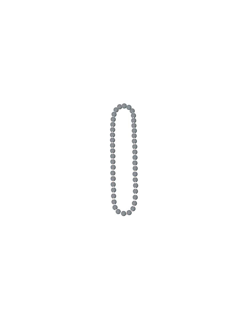 #10 Grey Plastic Bead Chain